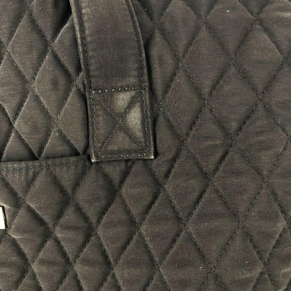 VERA BRADLEY Quilted Espresso XL Tote Weekender Carry On Bag & Laptop Briefcase - Picture 11 of 12